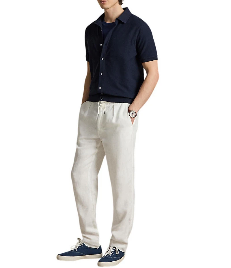 Polo Ralph Lauren Honeycomb Mesh Short Sleeve Polo Sweater