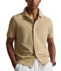 Polo Ralph Lauren Honeycomb Mesh Short Sleeve Polo Sweater