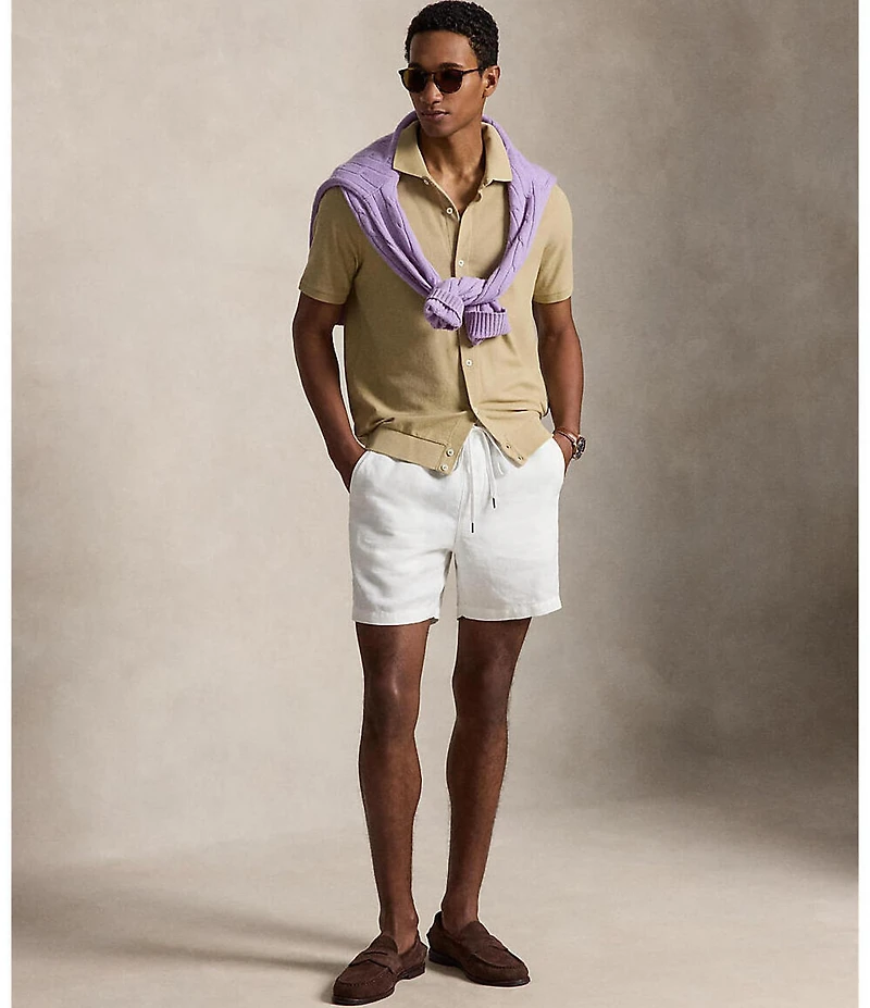 Polo Ralph Lauren Honeycomb Mesh Short Sleeve Polo Sweater