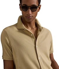 Polo Ralph Lauren Honeycomb Mesh Short Sleeve Polo Sweater