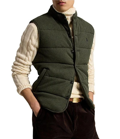 Polo Ralph Lauren Houndstooth Estate-Rib Vest