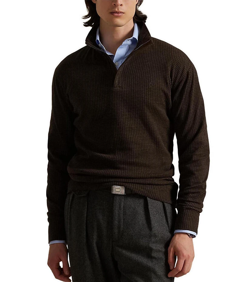 Polo Ralph Lauren Houndstooth Luxury Jersey Pullover