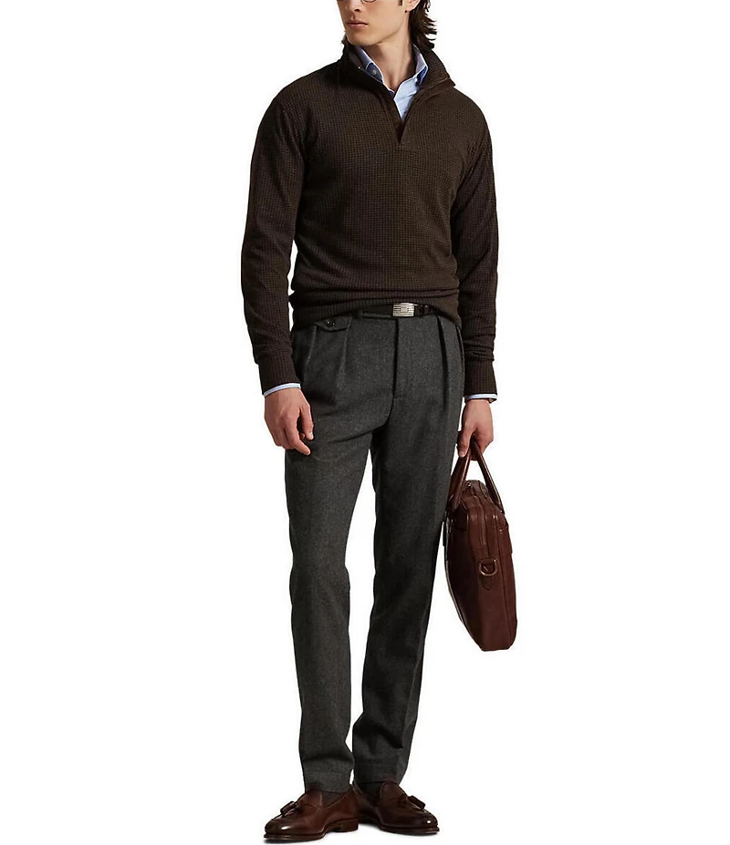 Polo Ralph Lauren Houndstooth Luxury Jersey Pullover