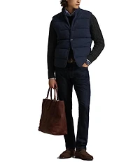 Polo Ralph Lauren Houndstooth-Print Estate-Rib Vest