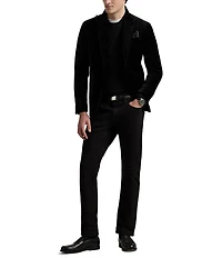 Polo Ralph Lauren Hudson Black Varick Slim Straight Stretch Jeans