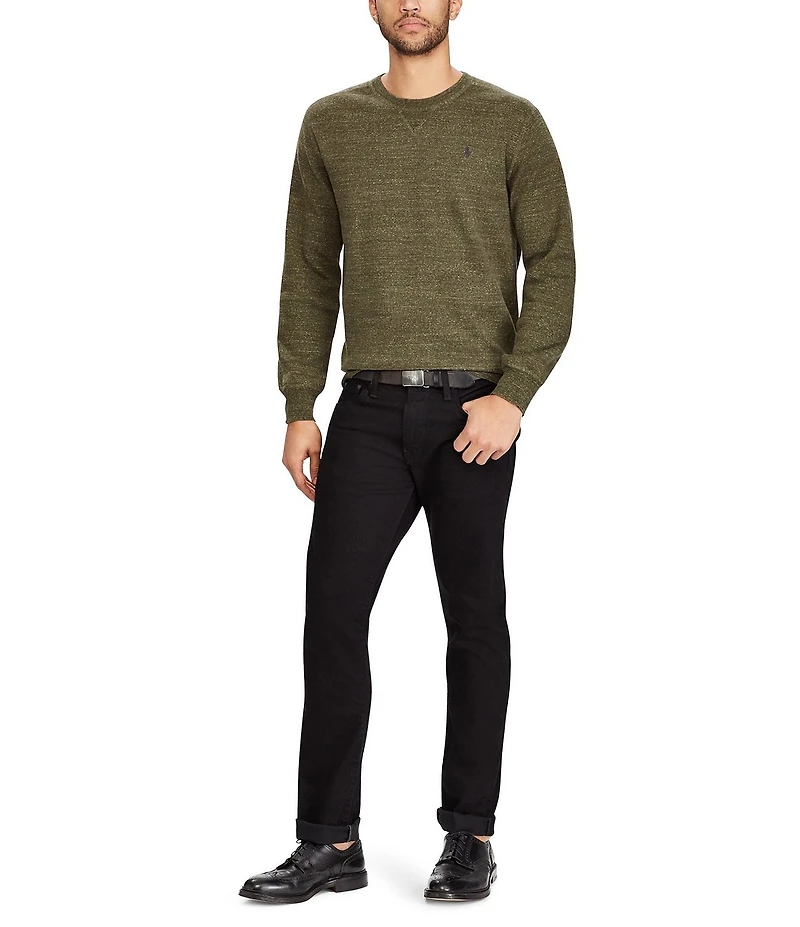 Polo Ralph Lauren Hudson Black Varick Slim Straight Stretch Jeans
