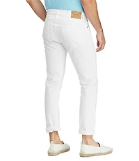 Polo Ralph Lauren Hudson White Varick Slim Straight Stretch Jeans