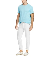 Polo Ralph Lauren Hudson White Varick Slim Straight Stretch Jeans