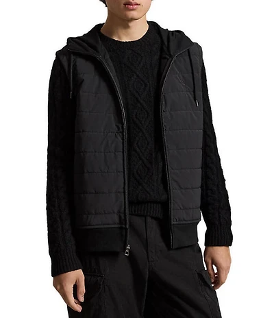 Polo Ralph Lauren Hybrid Full-Zip Hooded Vest