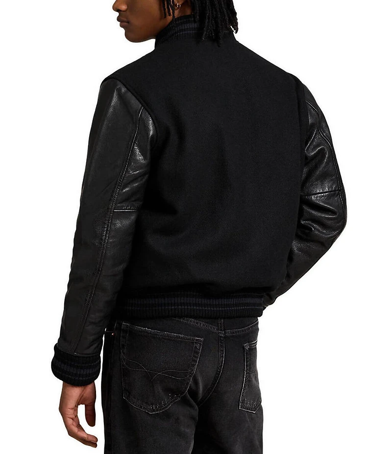 Polo Ralph Lauren Iconic Leather Letterman Jacket