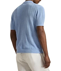 Polo Ralph Lauren Johnny Collar Short Sleeve Linen Sweater