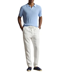 Polo Ralph Lauren Johnny Collar Short Sleeve Linen Sweater