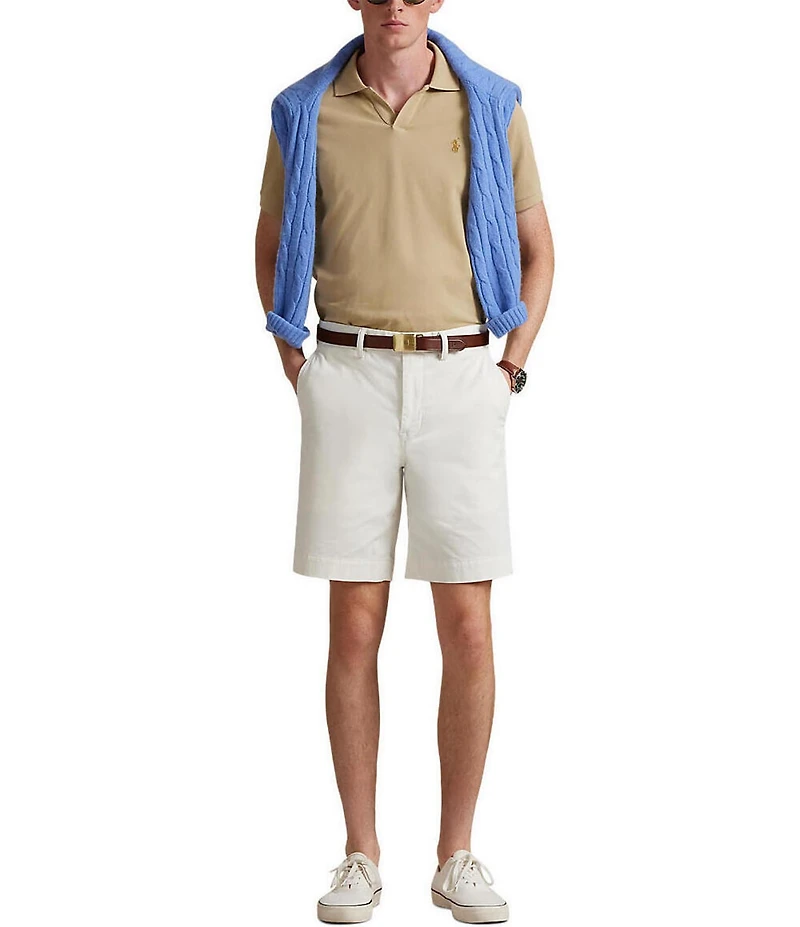 Polo Ralph Lauren Johnny Collar Stretch Mesh Short Sleeve Polo Shirt