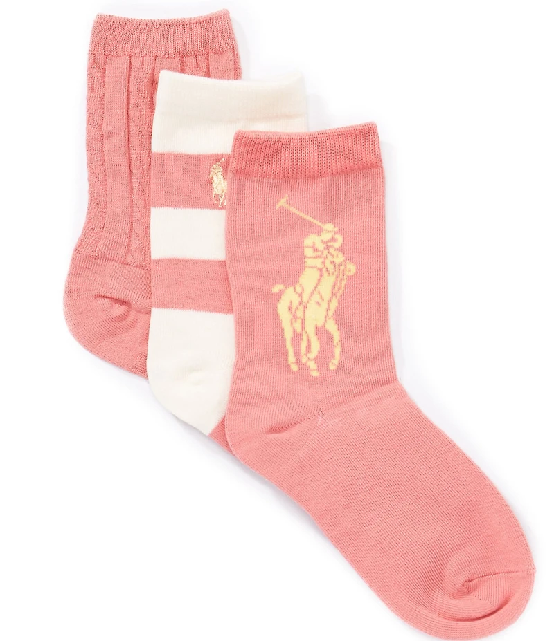 Polo Ralph Lauren Kids Candy Shop Multi 3-Pack Socks
