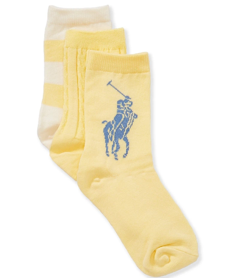 Polo Ralph Lauren Kids Candy Shop Multi 3-Pack Socks