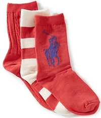 Polo Ralph Lauren Kids Candy Shop Multi 3-Pack Socks