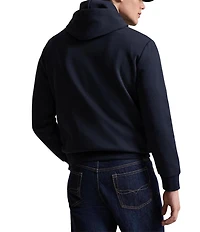 Polo Ralph Lauren Leather-Pony Double-Knit Hoodie