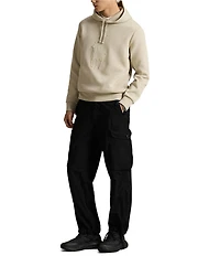 Polo Ralph Lauren Leather-Pony Double-Knit Hoodie