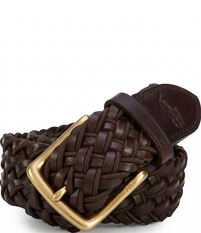 Polo Ralph Lauren Leather Stretch Braided Belt