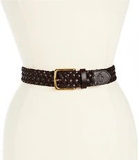 Polo Ralph Lauren Leather Stretch Braided Belt