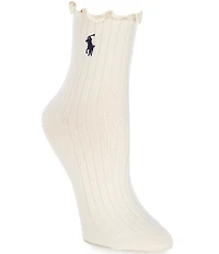 Polo Ralph Lauren Lettuce Edge Ankle Socks