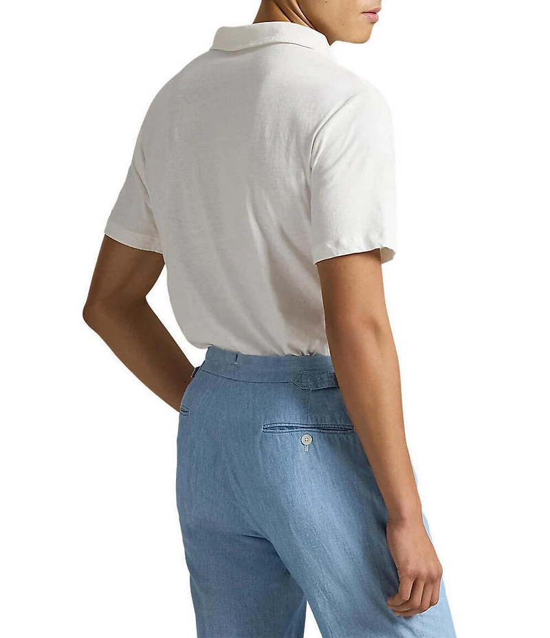 Polo Ralph Lauren Linen-Blend Short Sleeve Polo Shirt