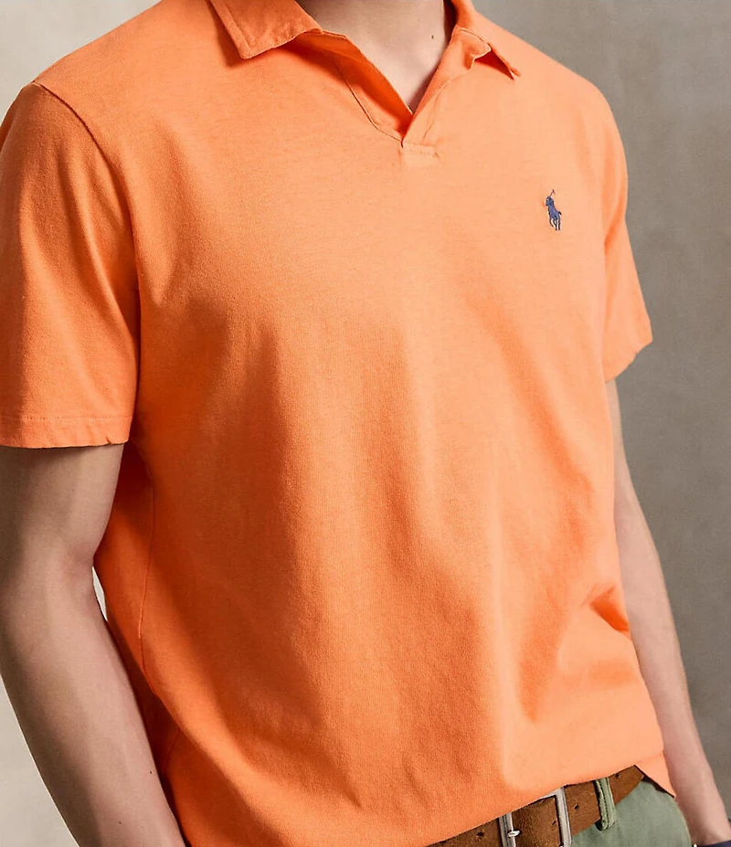 Polo Ralph Lauren Linen-Blend Short Sleeve Polo Shirt