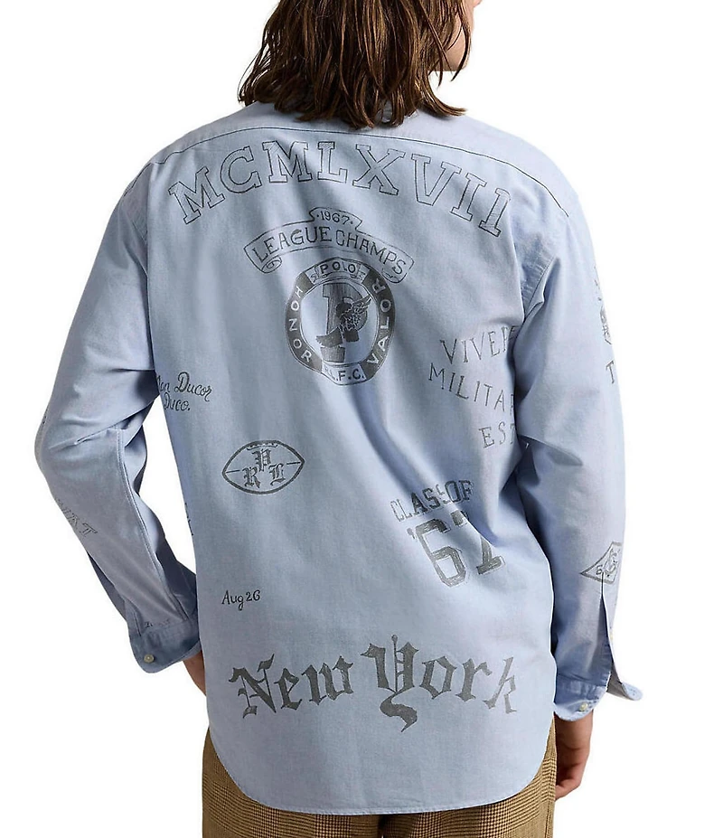 Polo Ralph Lauren Linen Cotton Long Sleeve Woven Shirt