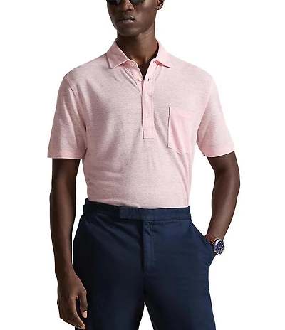 Polo Ralph Lauren Linen Pique Short Sleeve Polo Shirt