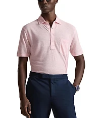 Polo Ralph Lauren Linen Pique Short Sleeve Polo Shirt