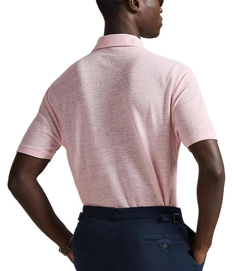 Polo Ralph Lauren Linen Pique Short Sleeve Polo Shirt