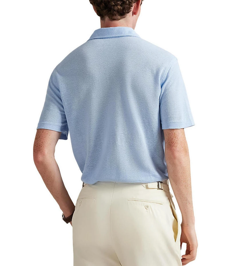 Polo Ralph Lauren Linen Pique Short Sleeve Polo Shirt