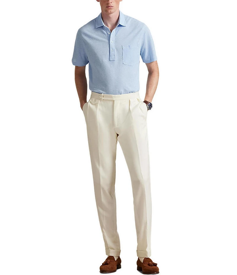 Polo Ralph Lauren Linen Pique Short Sleeve Polo Shirt