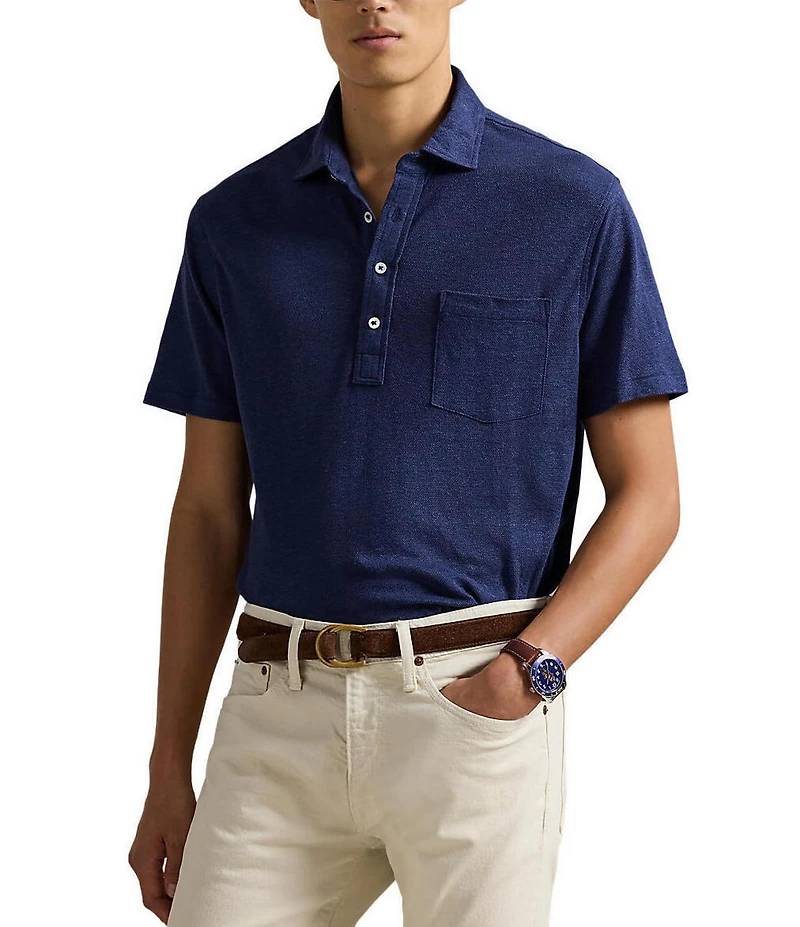 Polo Ralph Lauren Linen Pique Short Sleeve Polo Shirt