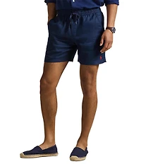 Polo Ralph Lauren Linen Polo Prepster 6#double; Inseam Shorts