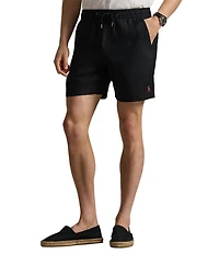 Polo Ralph Lauren Linen Polo Prepster 6#double; Inseam Shorts