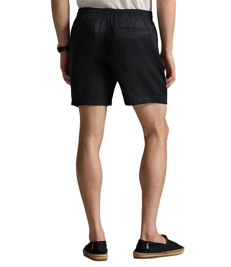Polo Ralph Lauren Linen Polo Prepster 6#double; Inseam Shorts