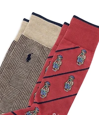 Polo Ralph Lauren Litchfield Mini Bear Socks 2-Pack