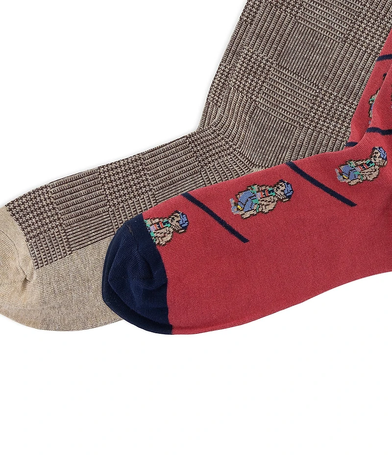 Polo Ralph Lauren Litchfield Mini Bear Socks 2-Pack