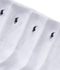 Polo Ralph Lauren Little Boys Performance Solid Cushioned Crew Socks 6-Pack