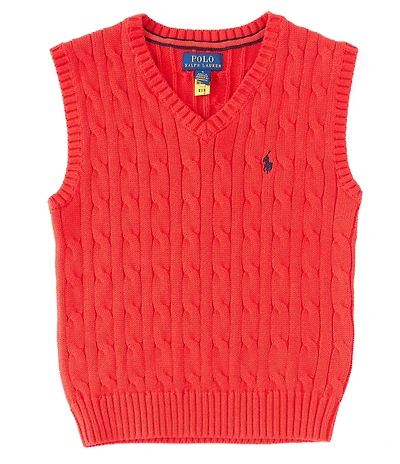 Polo Ralph Lauren Little Boys Cable Knit Sweater Roy Vest