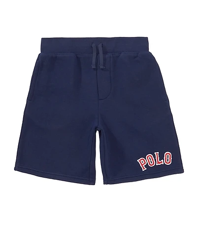 Polo Ralph Lauren Little Boys Baseball-Logo Fleece Shorts