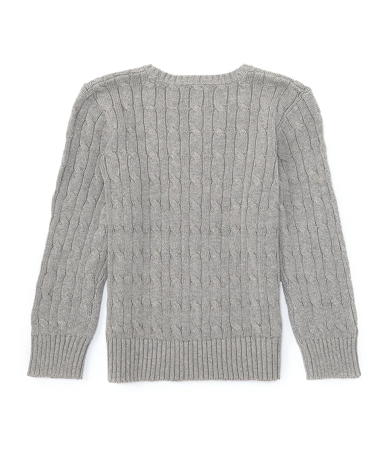 Polo Ralph Lauren Little Boys Long Sleeve Cable Cotton-Knit Sweater