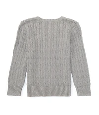 Polo Ralph Lauren Little Boys Long Sleeve Cable Cotton-Knit Sweater