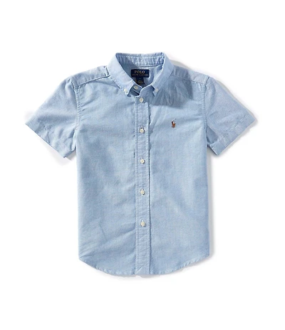 Polo Ralph Lauren Little Boys Cotton Oxford Short-Sleeve Button Down Shirt