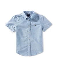 Polo Ralph Lauren Little Boys Cotton Oxford Short-Sleeve Button Down Shirt
