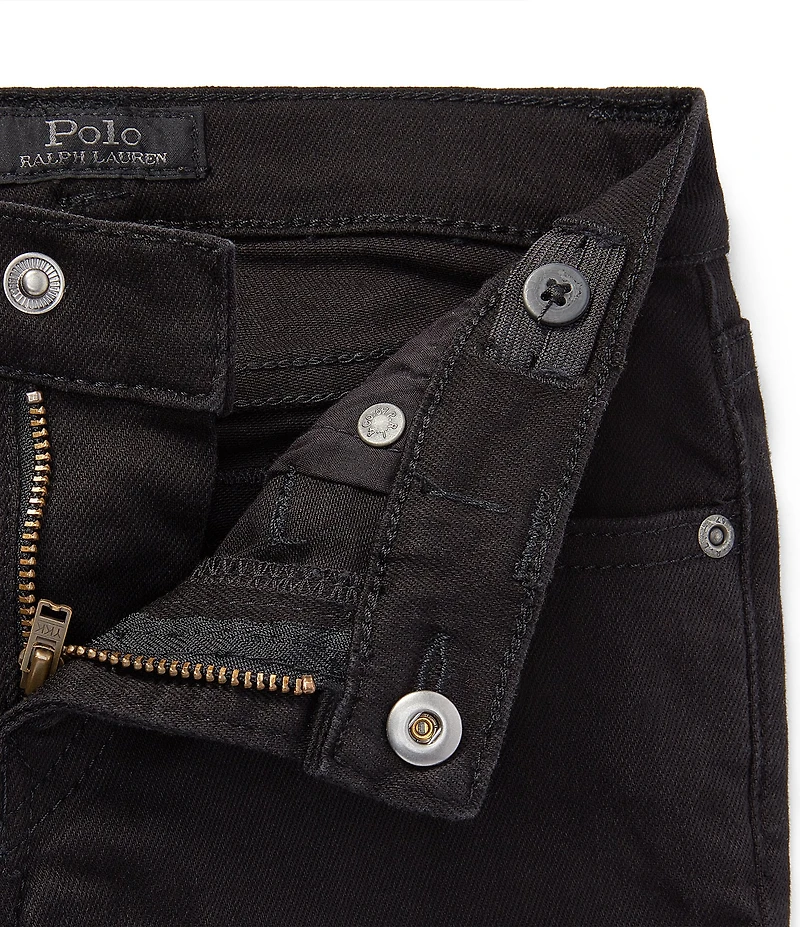 Polo Ralph Lauren Little Boys Hampton Classic Straight Black Denim Jeans