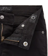 Polo Ralph Lauren Little Boys Hampton Classic Straight Black Denim Jeans