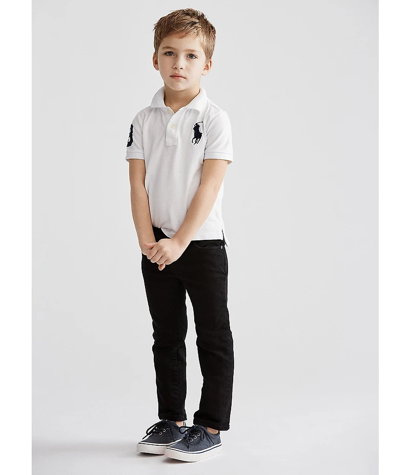 Polo Ralph Lauren Little Boys Hampton Classic Straight Black Denim Jeans