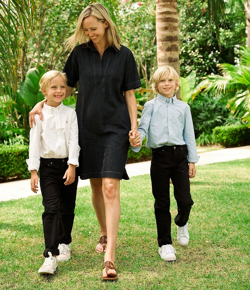 Polo Ralph Lauren Little Boys Hampton Classic Straight Black Denim Jeans